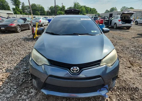 2014 Toyota Corolla L z USA, uszkodzony, nr VIN 2T1BURHE4EC112234